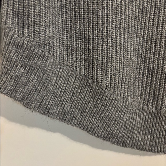 J Crew Merino Wool Blend Gray Sweater - Picture 5 of 7